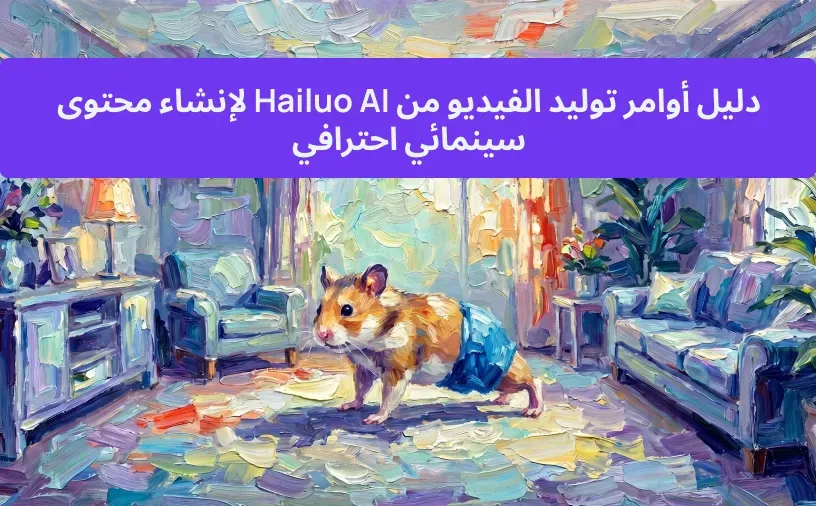 دليل أوامر توليد الفيديو من Hailuo AI لإنشاء محتوى سينمائي احترافي