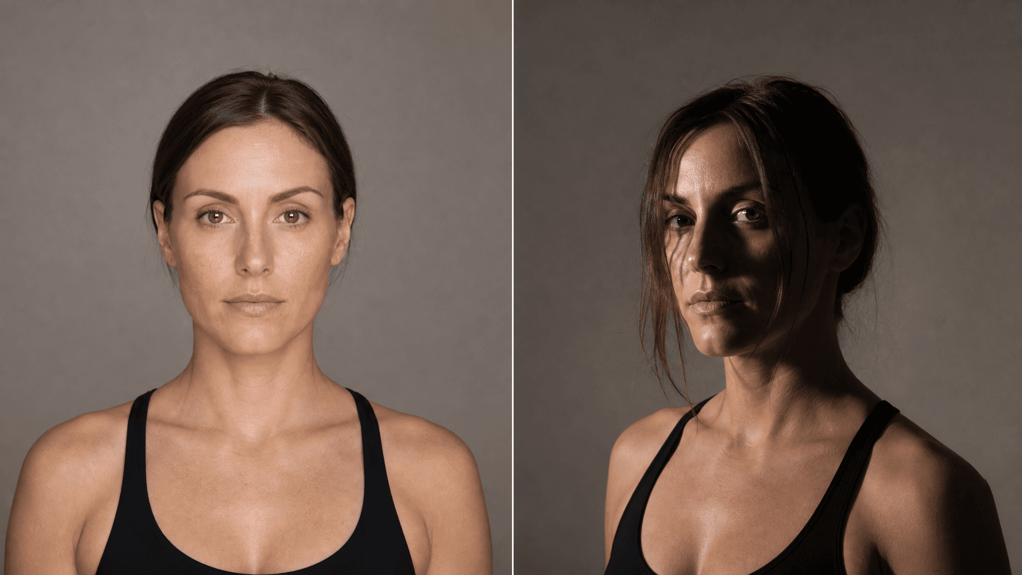 Comparison of a clear, front-facing photo versus a shadowed, angled photo, showing which type works better for an AI baby face generator.