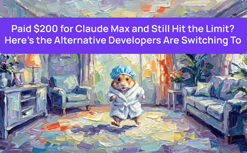 Paid $200 for Claude Max and Still Hit the Limit? Here's the Alternative Developers Are Switching To