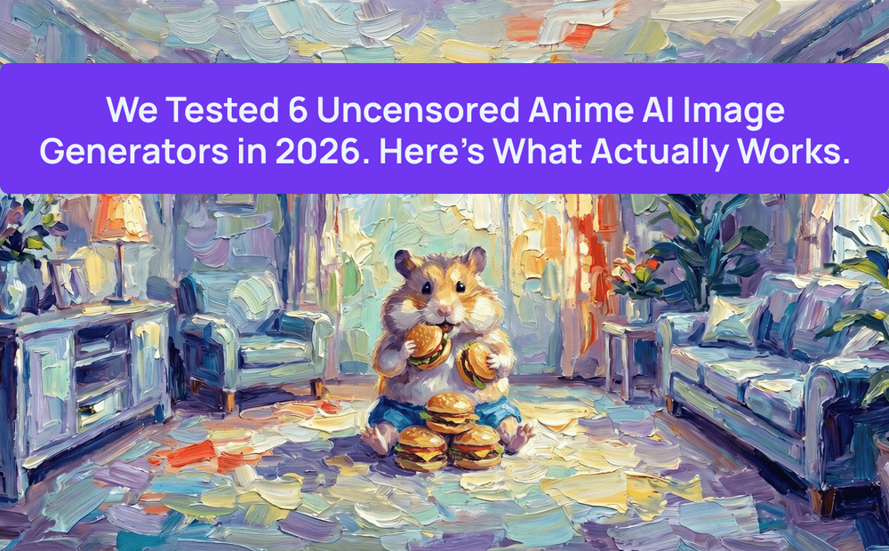 我们测试了 2026 年的 6 款无审查动漫 AI 图像生成器,以下是真正好用的工具。