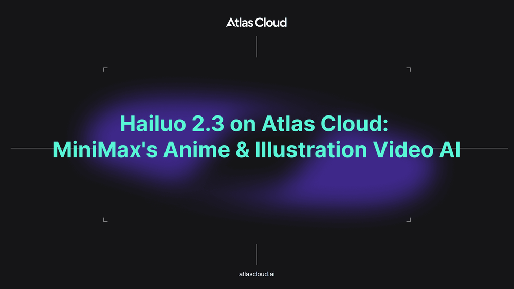 Hailuo 2.3 on Atlas Cloud: MiniMax's Anime & Illustration Video AI