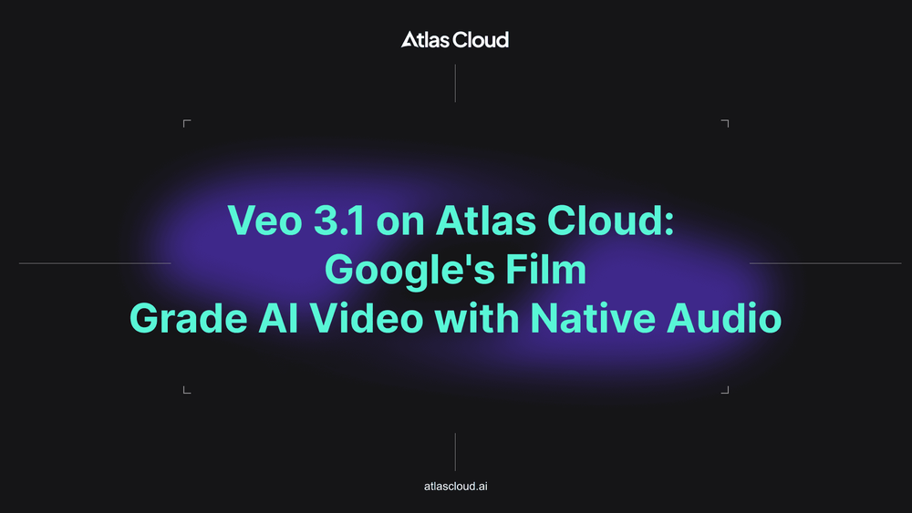 Veo 3.1 on Atlas Cloud-: Google's Film-Grade AI Video with Native Audio