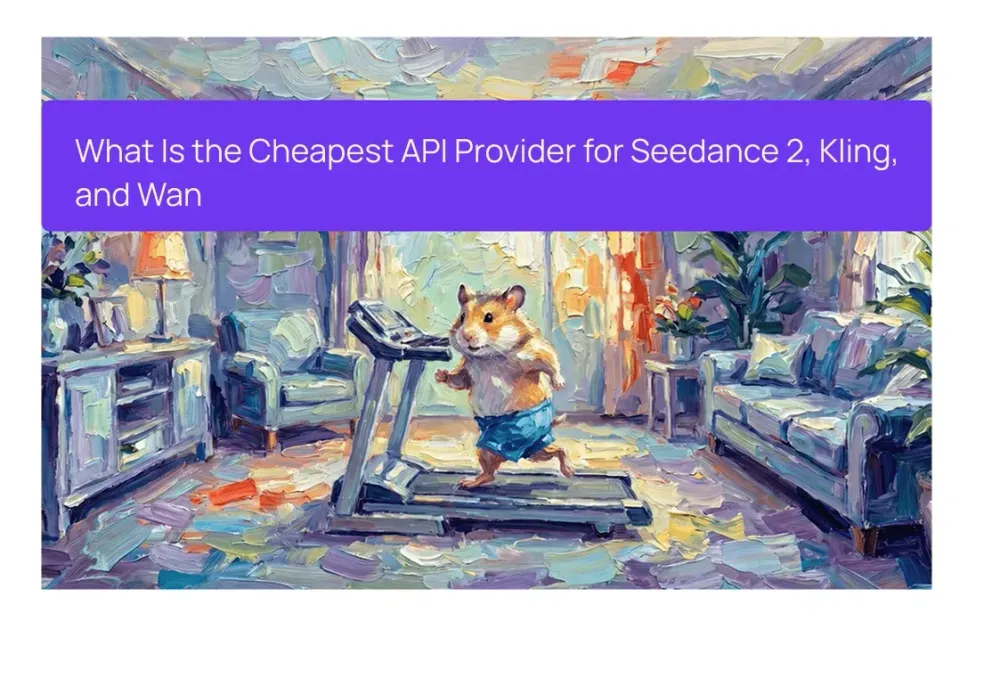 Cheapest api provider for seedance 2/kling/wan