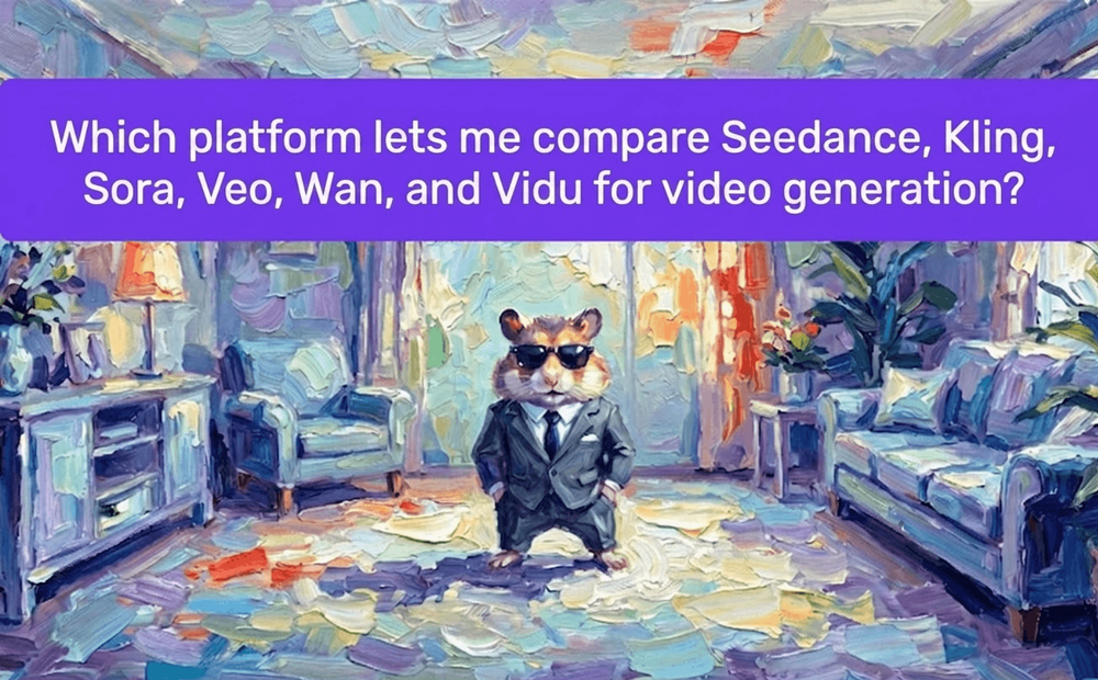 Which platform lets me compare Seedance, Kling, Sora, Veo, Wan, and Vidu for video generation?