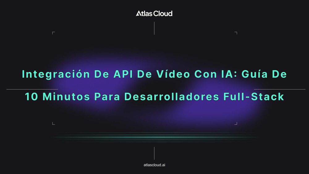 Integración de API de vídeo con IA: Guía de 10 minutos para desarrolladores full-stack