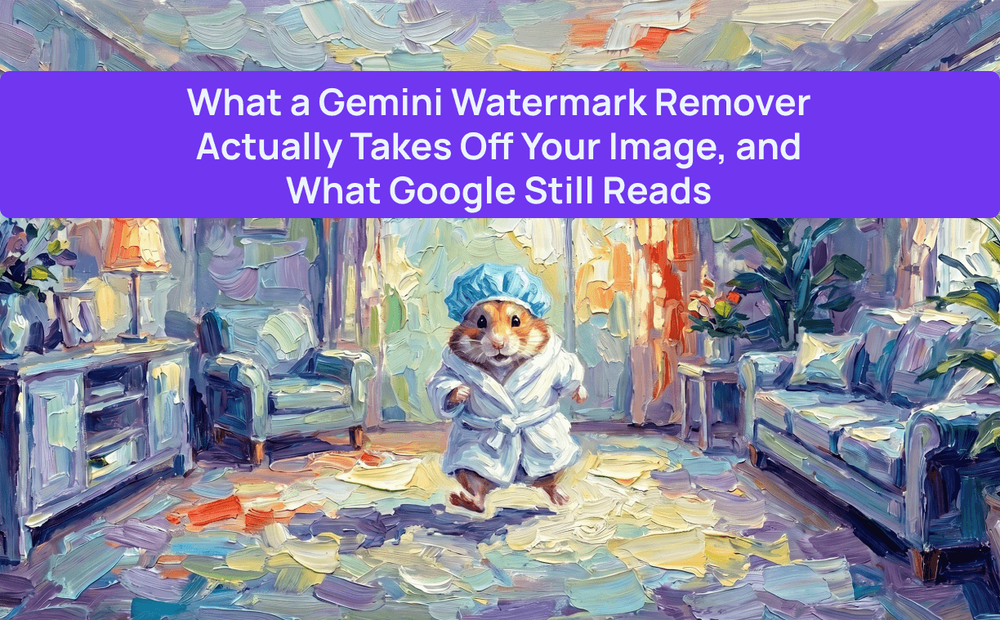 What a Gemini Watermark Remover Actually Takes Off Your Image, and What Google Still Reads