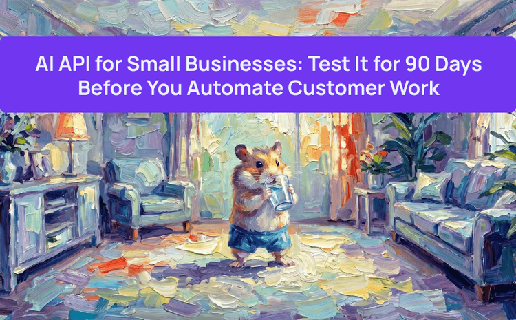 AI API for Small Businesses: Test It for 90 Days Before You Automate Customer Work