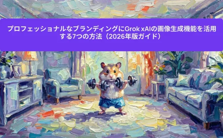 プロフェッショナルなブランディングにGrok xAIの画像生成機能を活用する7つの方法(2026年版ガイド)