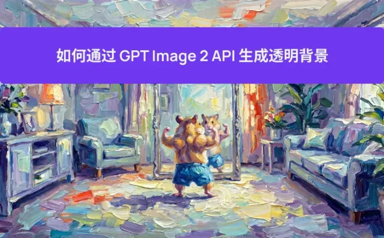 如何通过 GPT Image 2 API 生成透明背景