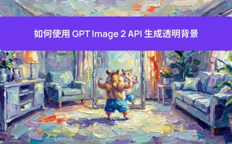 如何使用 GPT Image 2 API 生成透明背景