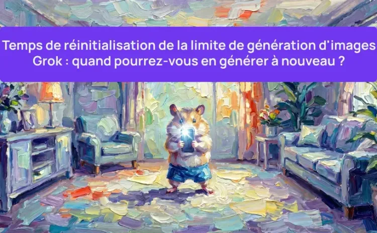 Temps de réinitialisation de la limite de génération d'images Grok : quand pourrez-vous en générer à nouveau ?