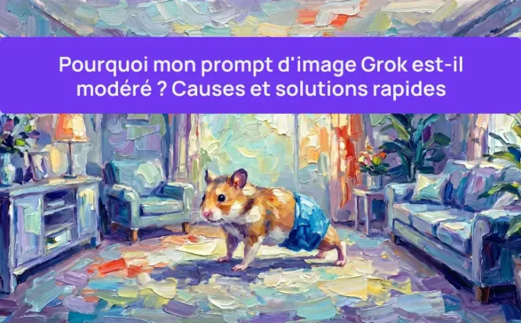 Pourquoi mon prompt d'image Grok est-il modéré ? Causes et solutions rapides