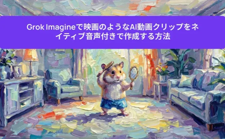 Grok Imagineで映画のようなAI動画クリップをネイティブ音声付きで作成する方法