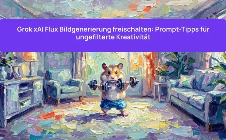Grok xAI Flux Bildgenerierung freischalten: Prompt-Tipps für ungefilterte Kreativität