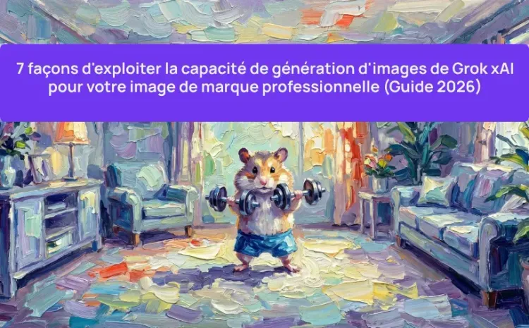 7 façons d'exploiter la capacité de génération d'images de Grok xAI pour votre image de marque professionnelle (Guide 2026)