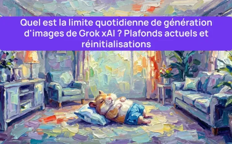 Quel est la limite quotidienne de génération d'images de Grok xAI ? Plafonds actuels et réinitialisations