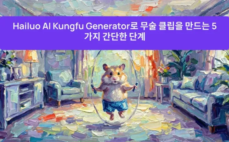 Hailuo AI Kungfu Generator로 무술 클립을 만드는 5가지 간단한 단계