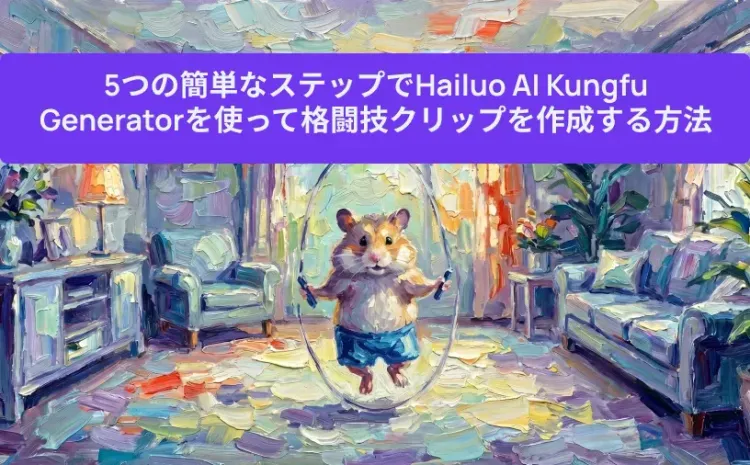 5つの簡単なステップでHailuo AI Kungfu Generatorを使って格闘技クリップを作成する方法