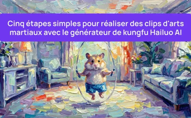 Cinq étapes simples pour réaliser des clips d'arts martiaux avec le générateur de kungfu Hailuo AI