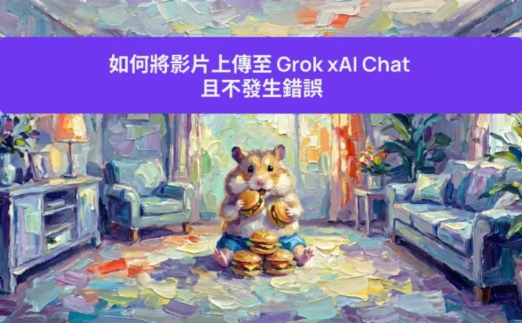 如何將影片上傳至 Grok xAI Chat 且不發生錯誤