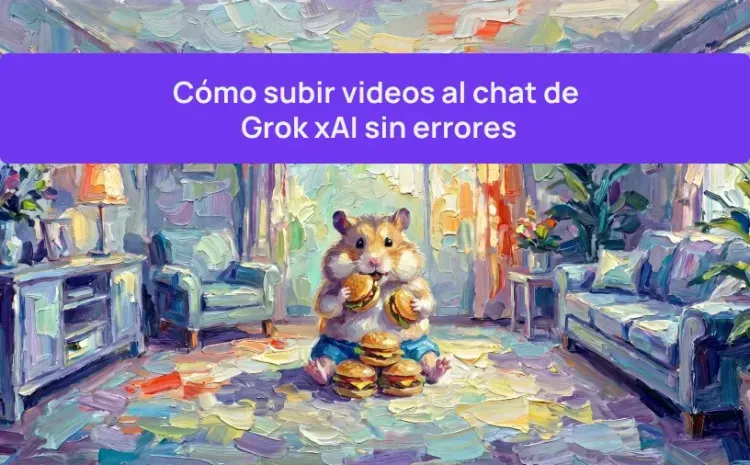 Cómo subir videos al chat de Grok xAI sin errores