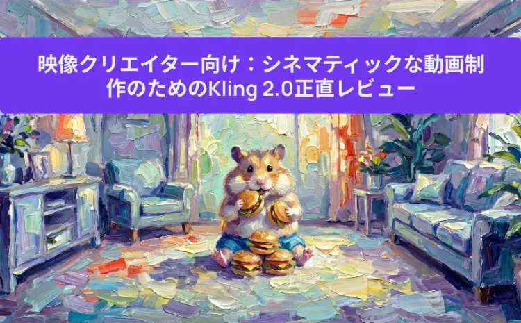 映像クリエイター向け:シネマティックな動画制作のためのKling 2.0正直レビュー