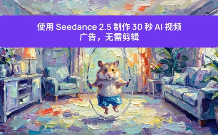 预览:使用 Seedance 2.5 制作无需剪辑的 30 秒 AI 视频广告