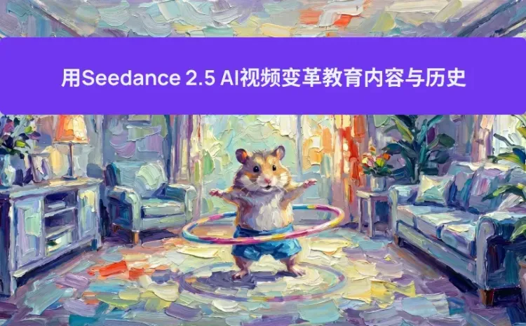 用Seedance 2.5 AI视频变革教育内容与历史