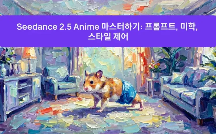 Seedance 2.5 Anime 마스터하기: 프롬프트, 미학, 스타일 제어
