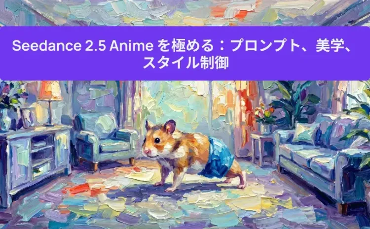 Seedance 2.5 Anime を極める:プロンプト、美学、スタイル制御