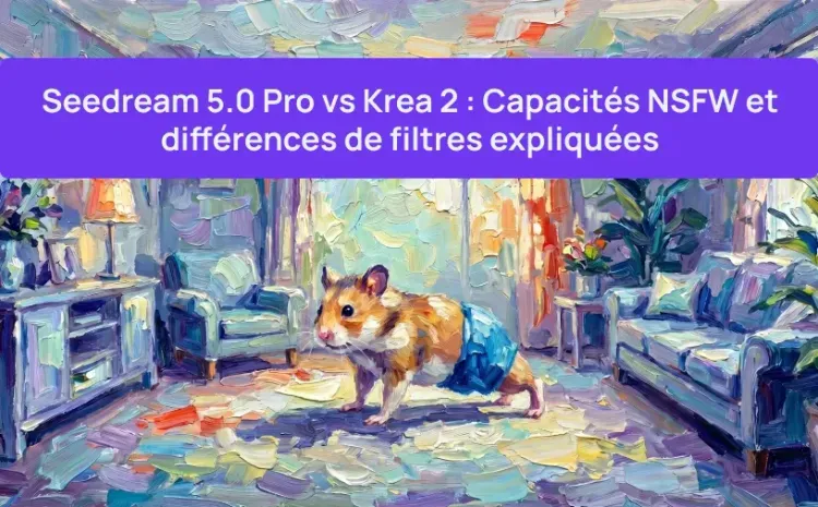 Seedream 5.0 Pro vs Krea 2 : Capacités NSFW et différences de filtres expliquées