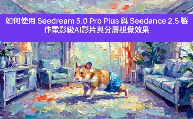 如何使用 Seedream 5.0 Pro Plus 與 Seedance 2.5 製作電影級AI影片與分層視覺效果