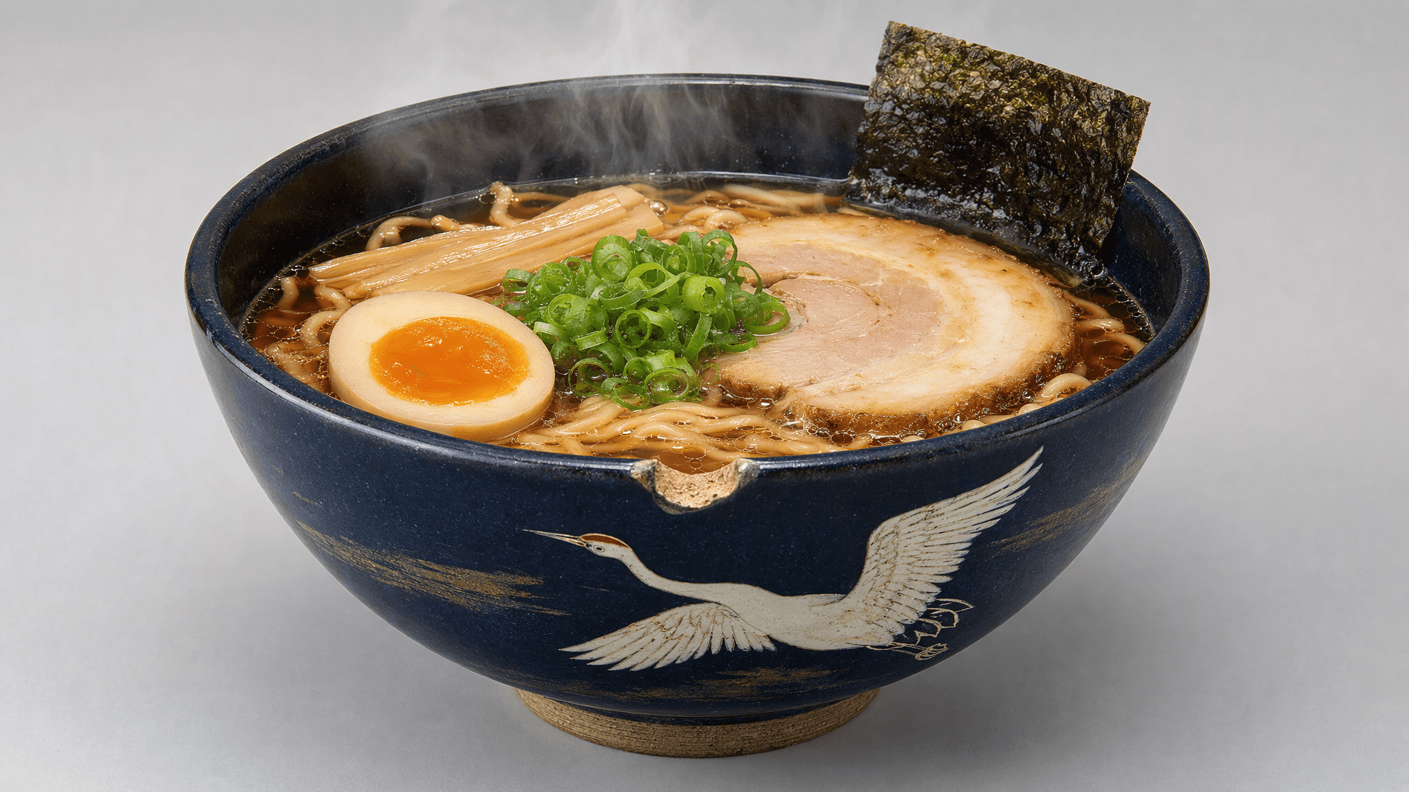 pork, (5) egg, (6) and (7) green (8) onions (9)