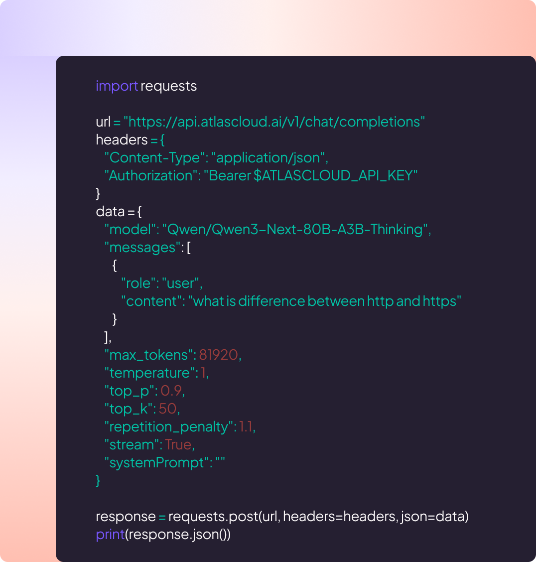 Code Example