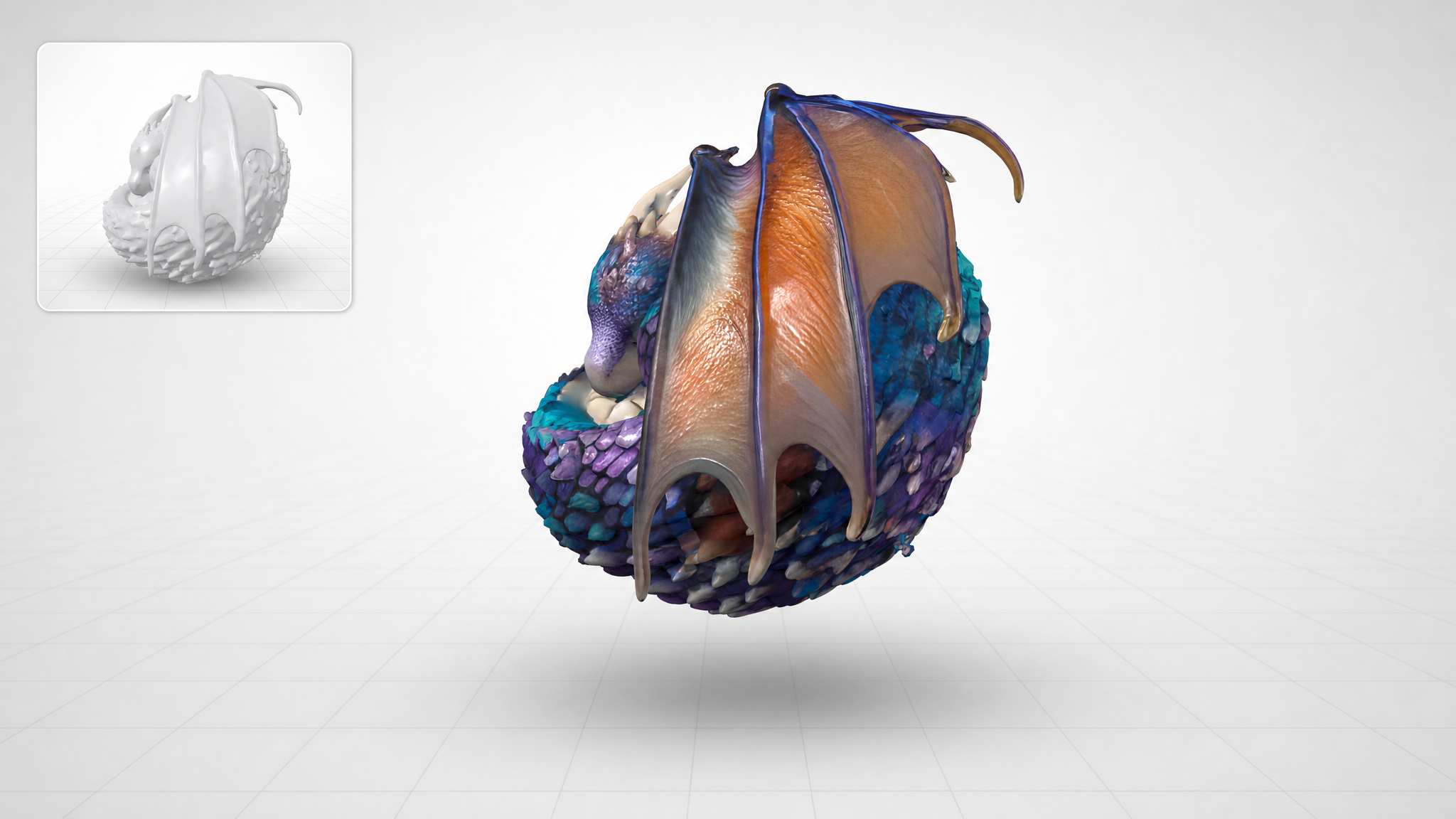 Generated with Hunyuan 3D Rapid Image-to-3D on Atlas Cloud