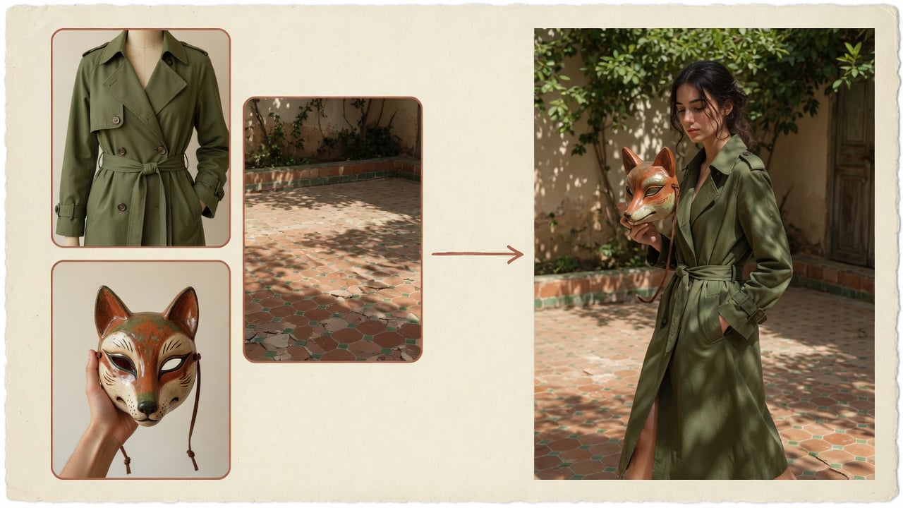 Three Reference Image Editing