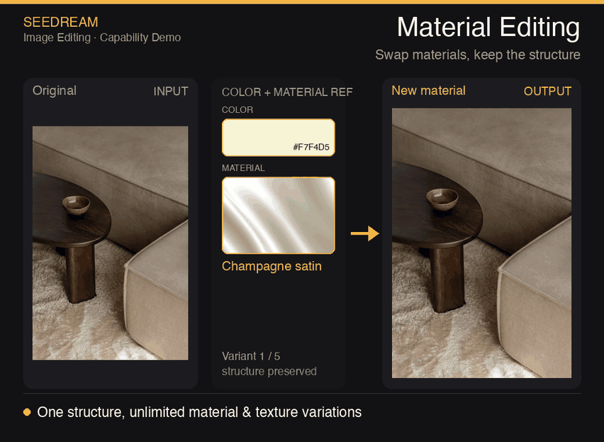 Precise Color and Material Control
