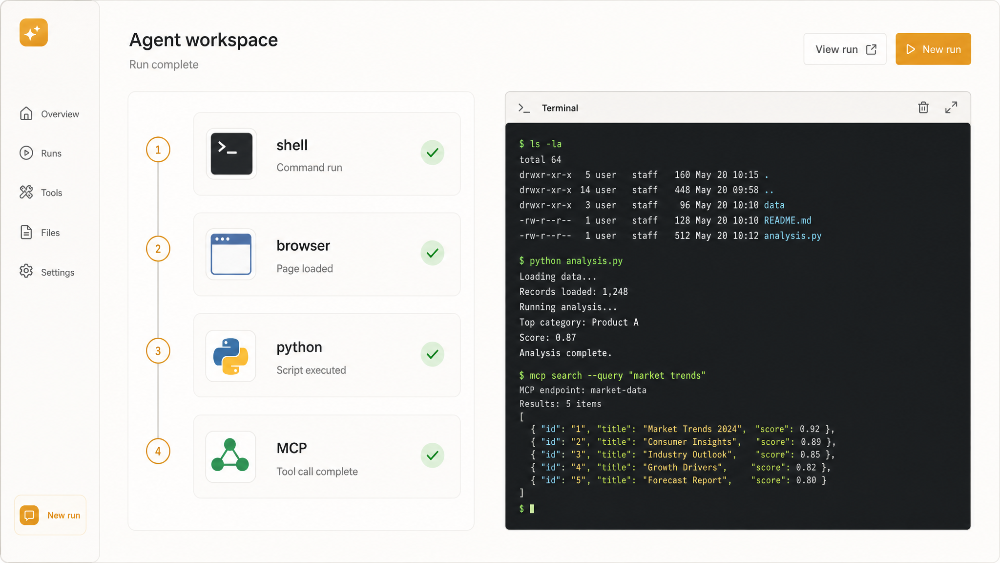 Orchestrate Shell, Browser, and Code with the MiniMax API