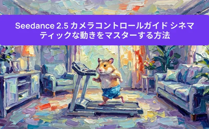 Seedance 2.5 カメラコントロールガイド シネマティックな動きをマスターする方法