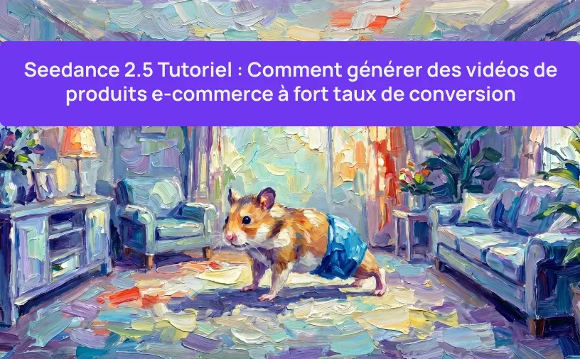 Seedance 2.5 Tutoriel : Comment générer des vidéos de produits e-commerce à fort taux de conversion