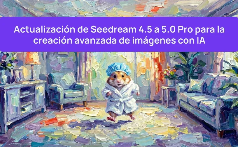 Actualización de Seedream 4.5 a 5.0 Pro para la creación avanzada de imágenes con IA