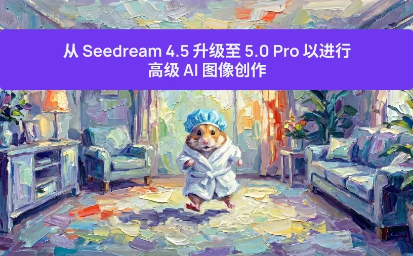 从 Seedream 4.5 升级至 5.0 Pro 以进行高级 AI 图像创作
