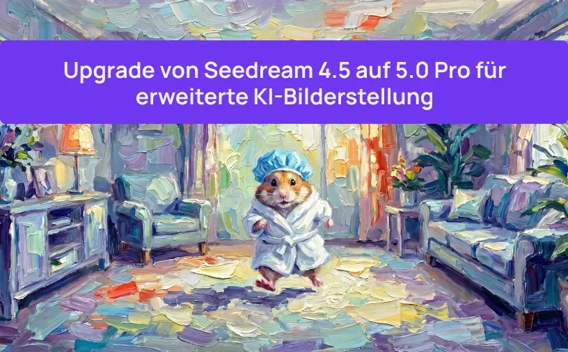 Upgrade von Seedream 4.5 auf 5.0 Pro für erweiterte KI-Bilderstellung