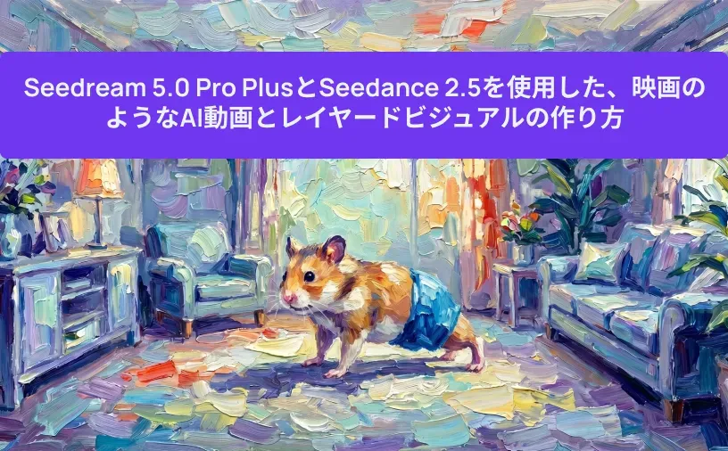 Seedream 5.0 Pro PlusとSeedance 2.5を使用した、映画のようなAI動画とレイヤードビジュアルの作り方