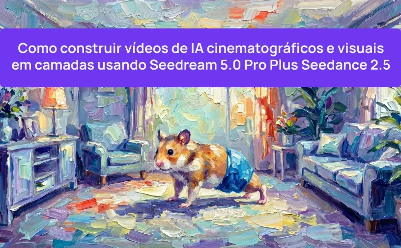 Como construir vídeos de IA cinematográficos e visuais em camadas usando Seedream 5.0 Pro Plus Seedance 2.5