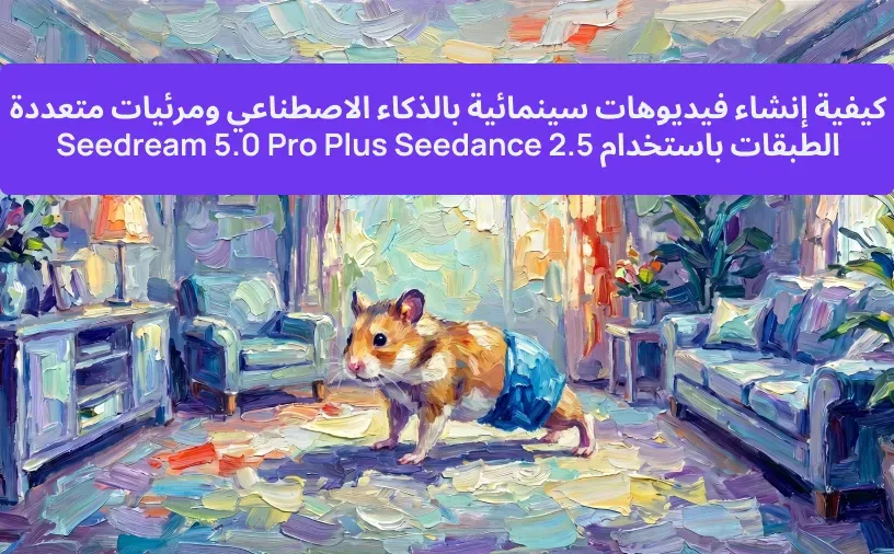 كيفية إنشاء فيديوهات سينمائية بالذكاء الاصطناعي ومرئيات متعددة الطبقات باستخدام Seedream 5.0 Pro Plus Seedance 2.5