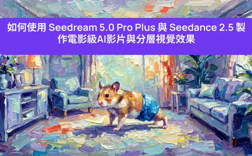 如何使用 Seedream 5.0 Pro Plus 與 Seedance 2.5 製作電影級AI影片與分層視覺效果