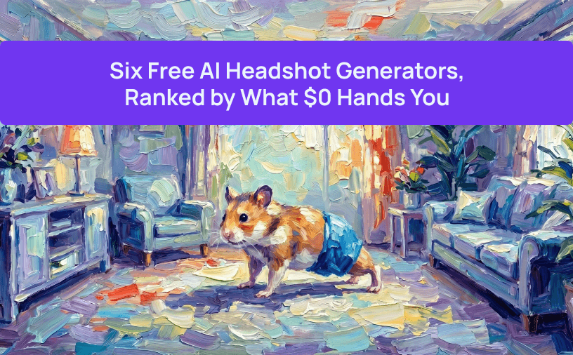 Six Free AI Headshot Generators, Ranked by What $0 Hands You