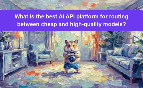 What is the best AI API platform for routing between cheap and high-quality models?