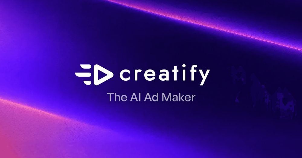 Creatify branding for its AI ad maker, home of the Ad Clone feature that rebuilds an existing ad with a new product and avatar.